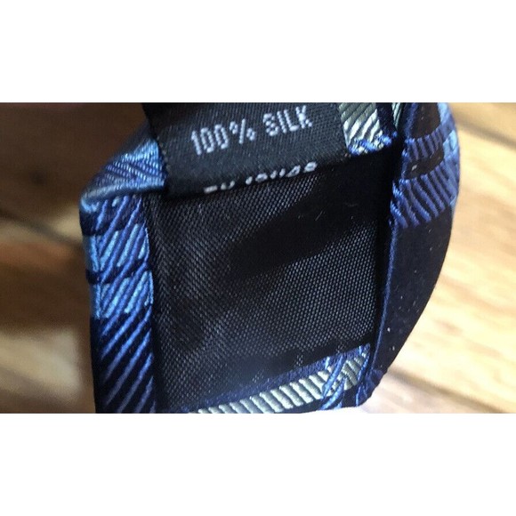 MICHAEL KORS Men's 100% Silk Tie Plaid - Picture 5 of 5